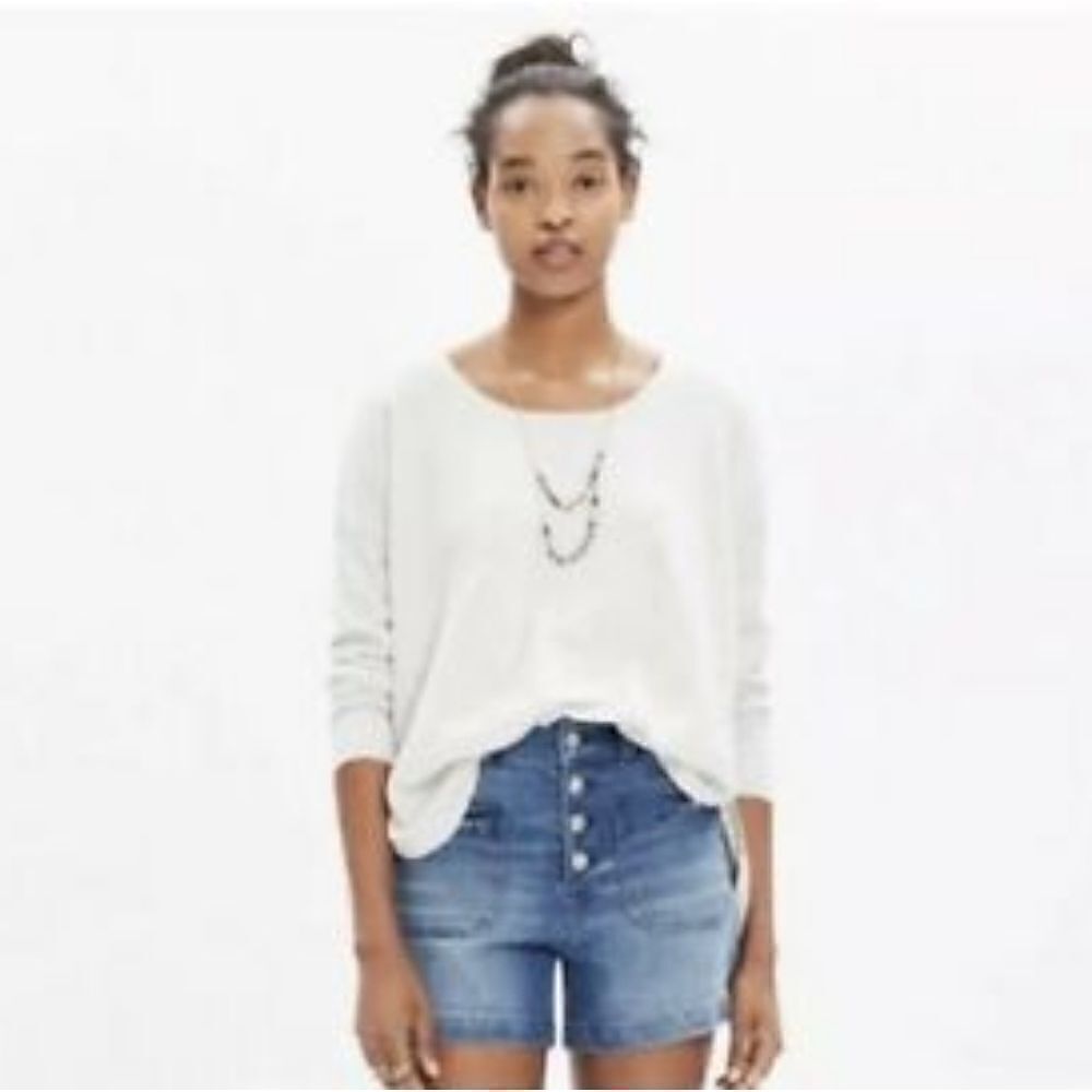 Madewell Women's Size M Clear Weather Pullover Swe